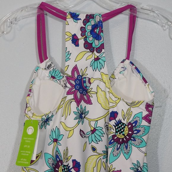 Kohl's Floral Tank Top With Shelf Padded Bra - Picture 5 of 9